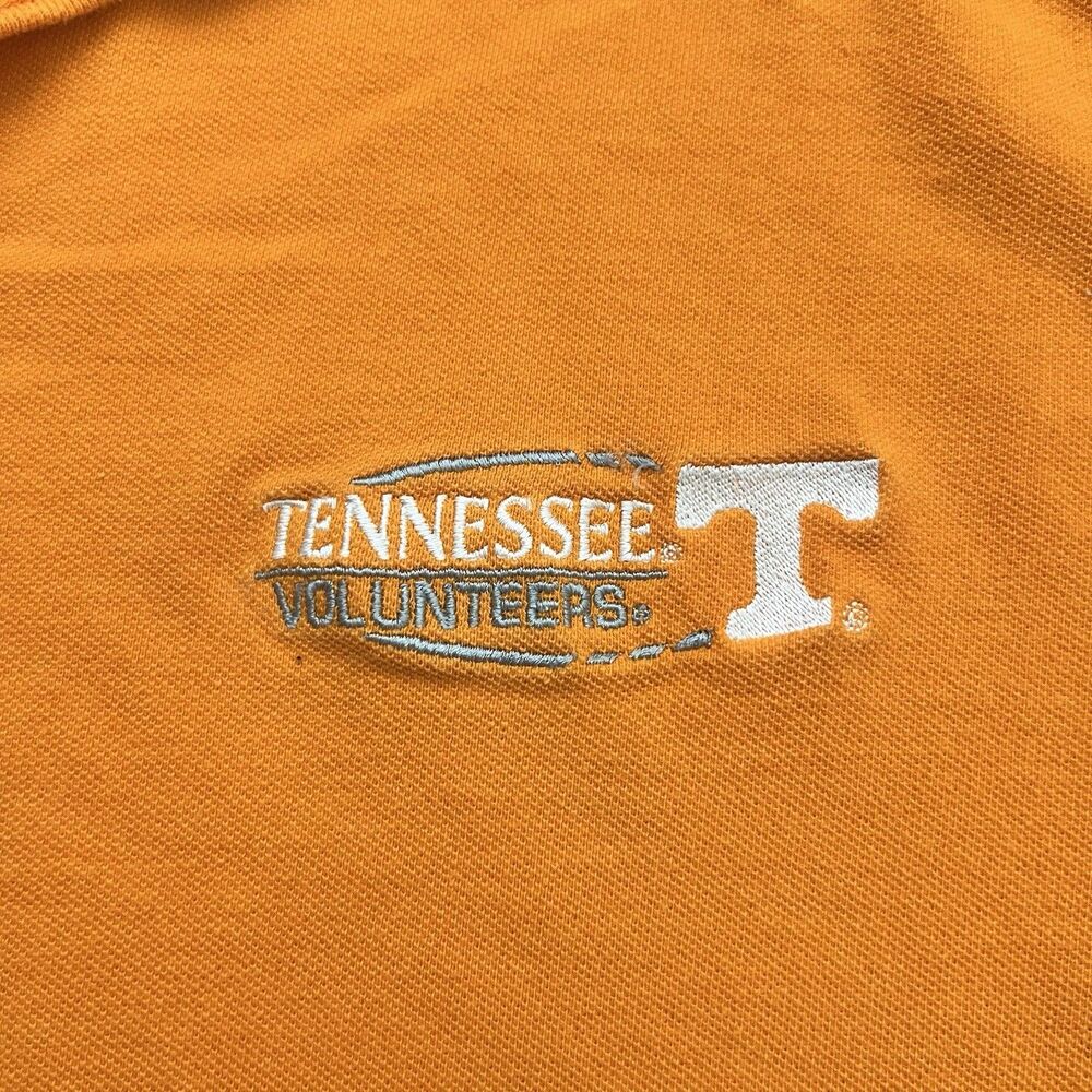 Starter Tennessee Volunteers Polo Shirt Mens XL Orange NCAA Vols Embroidered - Picture 4 of 9